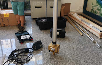 近海底泥取样的过程