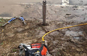 背包钻机培训演示