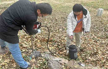 绍尔背包式地质钻机交付