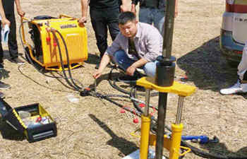 HPD手持式土壤钻机交付完成