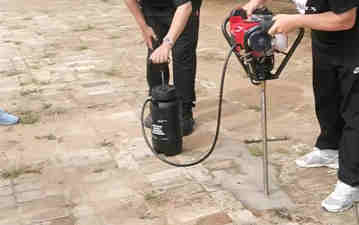 绍尔背包式岩芯钻机交付记录